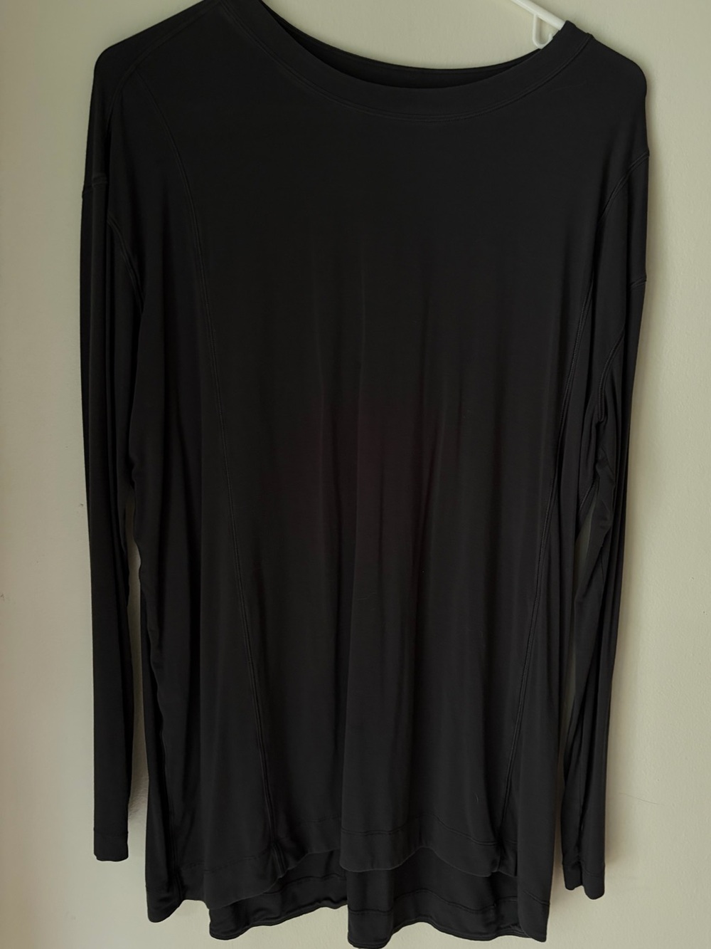 52. Size 10 LULULEMON Charcoal Grey Super Soft Longsleeve